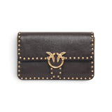 Borsa donna a tracolla Pinko Love One con borchie