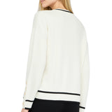 Maglia donna in misto seta