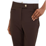 Pantaloni donna flare a vita alta