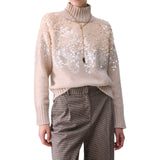 Maglia donna in lana con paillettes