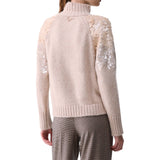 Maglia donna in lana con paillettes