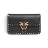 Borsa donna a tracolla Pinko Love One con borchie