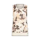 Top donna in maglia punzonata