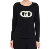 T-shirt  donna in cotone con logo