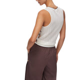 Top donna in maglia punzonata