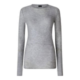 Maglia donna girocollo con paillettes