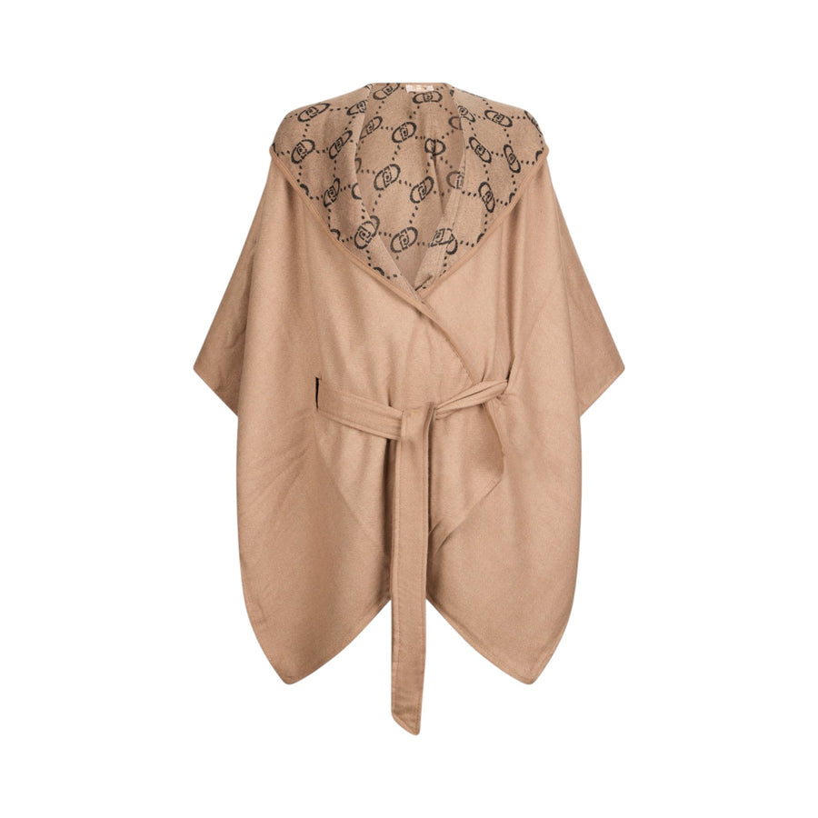 Poncho donna con cappuccio