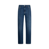Jeans donna straight a vita alta