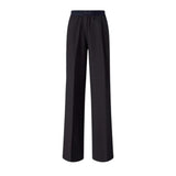 Pantaloni donna palazzo in misto lana stretch