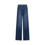 Jeans donna flare a vita alta