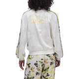 Giacca donna in raso stampato