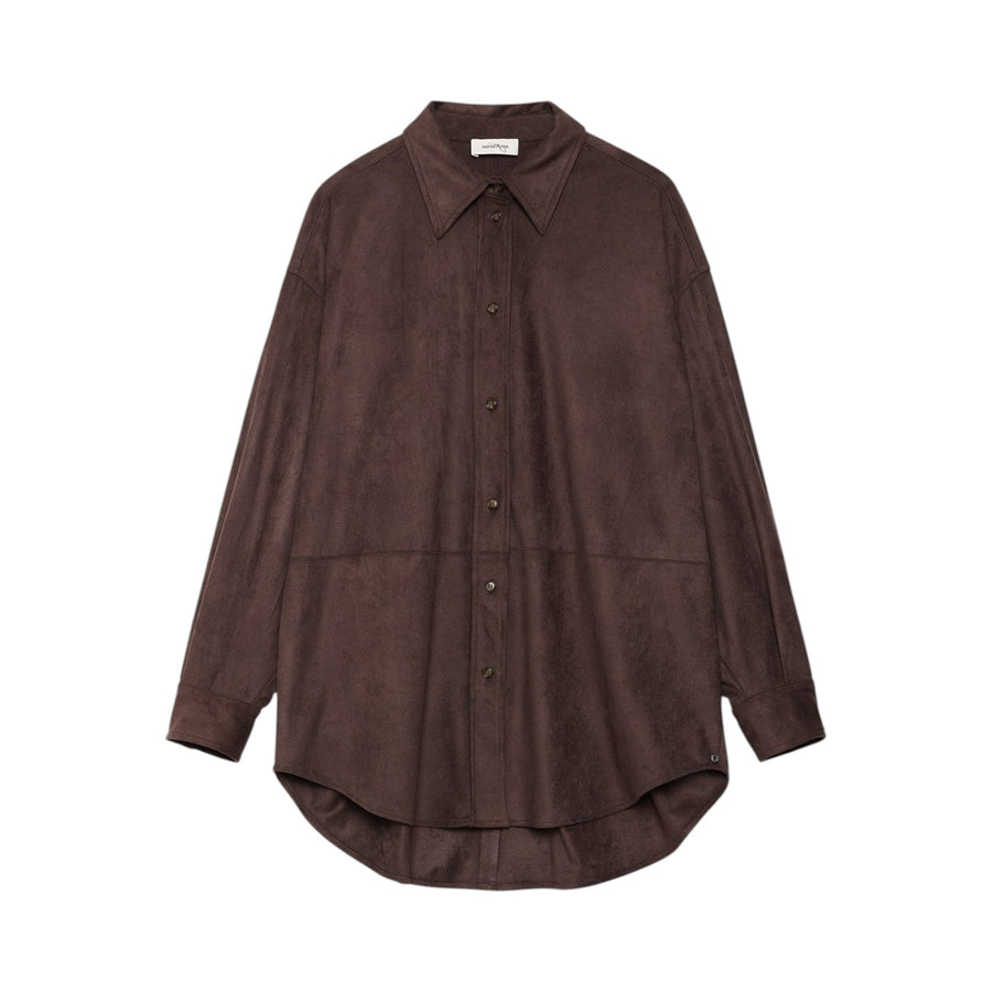 Camicia donna con fondo arrotondato