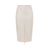 Gonna donna con texture stampa cocco