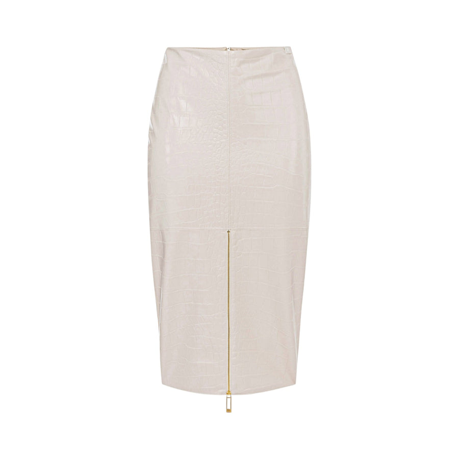 Gonna donna con texture stampa cocco