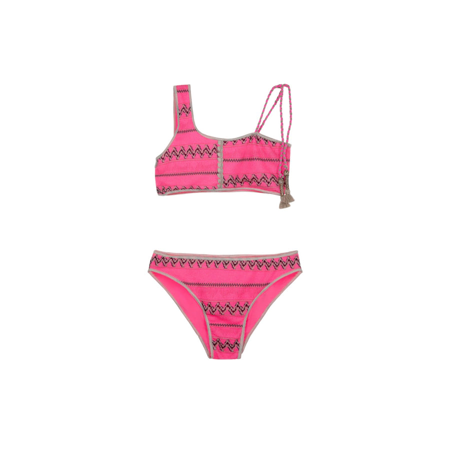 Bikini monospalla e slip fisso ethos bimba