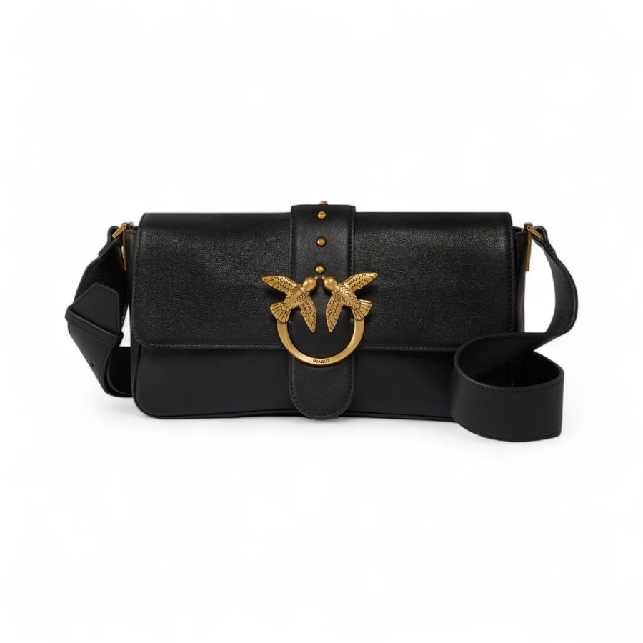 Borsa donna a spalla media Love Bag Slouchy in pelle