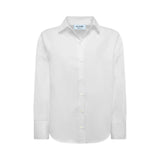 Camicia donna in popeline con pizzo