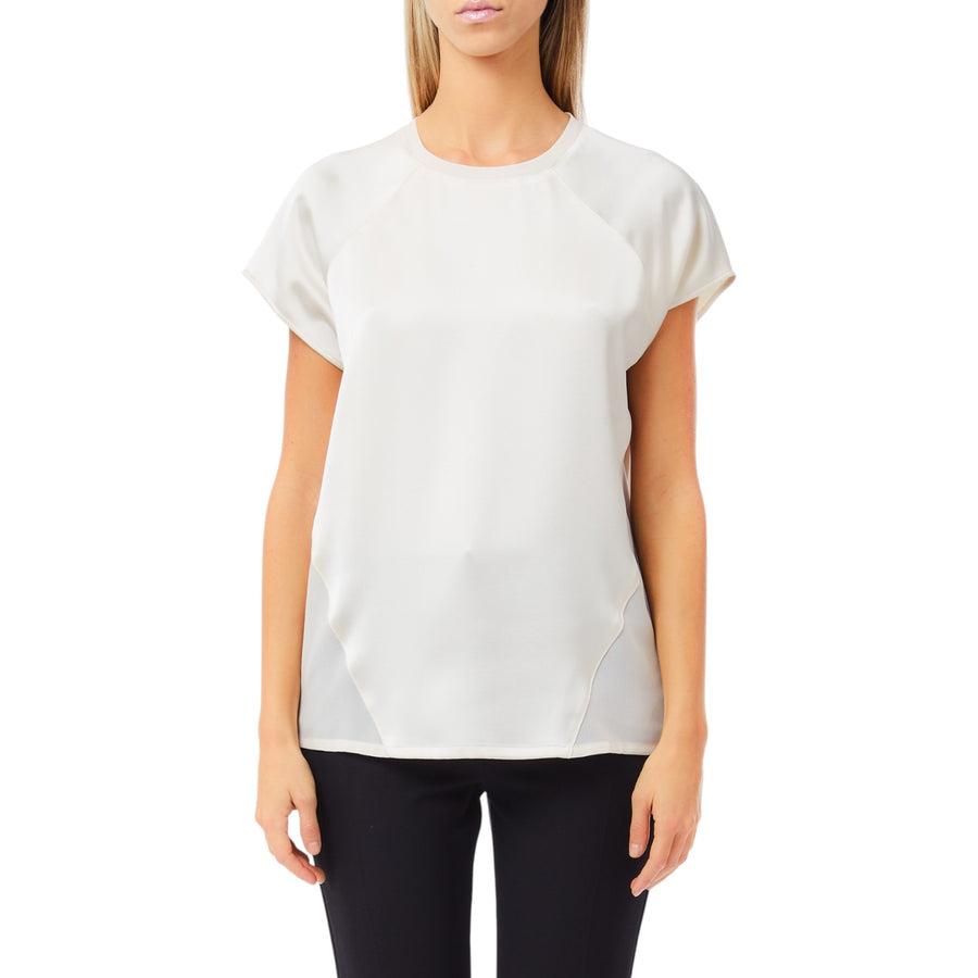 T-shirt donna in raso
