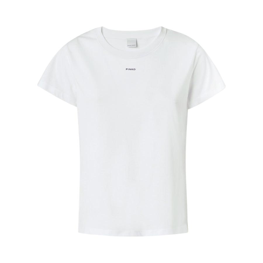 T-shirt donna mini logo PINKO