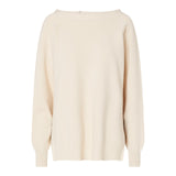 Felpa donna in maglia con cut-out