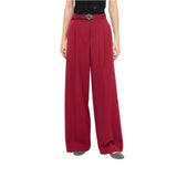 Pantaloni donna palazzo con cintura