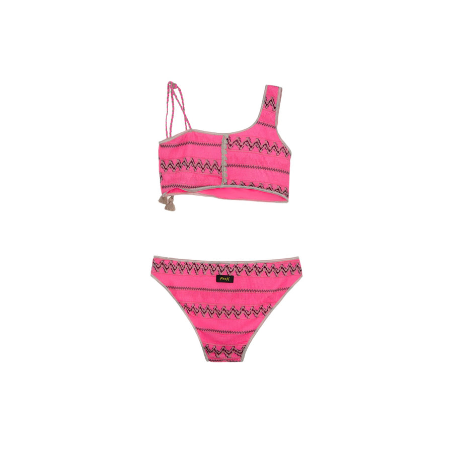 Bikini monospalla e slip fisso ethos bimba