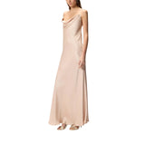 Abito donna  slipdress lungo in satin