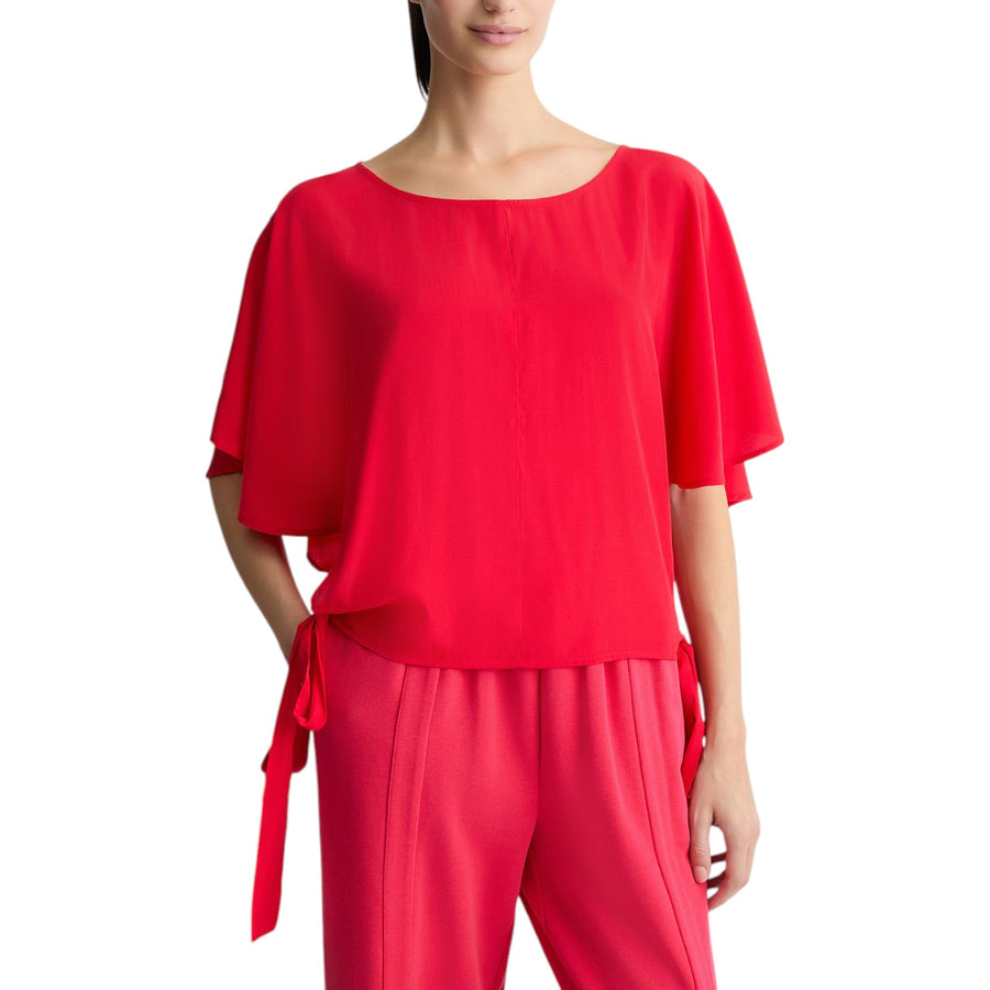 Blusa donna con fiocchi