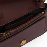 Borsa donna pochette a tracolla piccola Love Bag in pelle