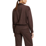 Camicia donna con fondo arrotondato