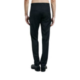 Pantaloni uomo slim in frescolana con strass