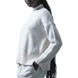 Maglia donna over con paillettes