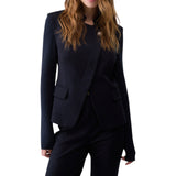 Blazer donna con maniche in maglia