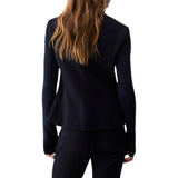 Blazer donna con maniche in maglia