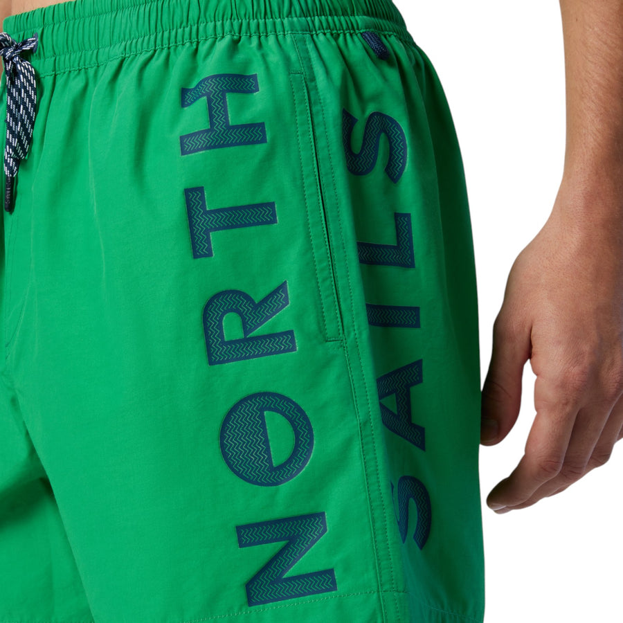 Boxer mare uomo con stampa verticale
