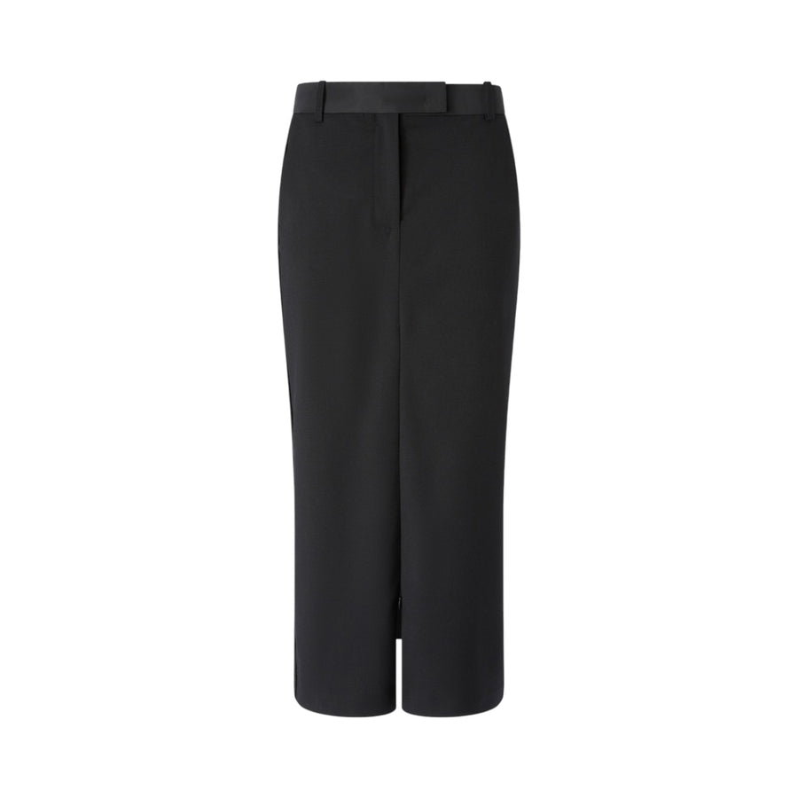 Gonna donna longuette aderente con spacco