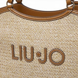 Borsa donna  tote grande in rafia