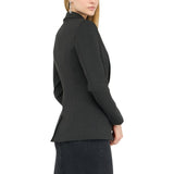 Blazer donna con spilla gioiello