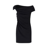 Abito Donna mini aderente con drappeggi