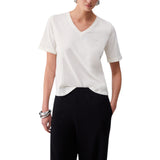 T-shirt donna con strass