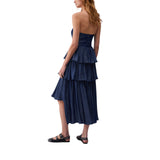 Abito donna midi asimmetrico