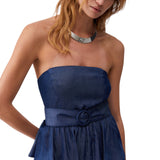 Abito donna midi asimmetrico
