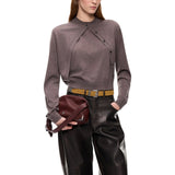 Maglia donna senza maniche con cardigan integrato