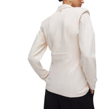 Gilet donna con spalline imbottite