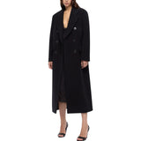 Cappotto Donna lungo doppiopetto in misto lana