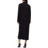 Cappotto Donna lungo doppiopetto in misto lana
