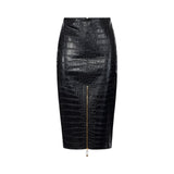 Gonna donna con texture stampa cocco