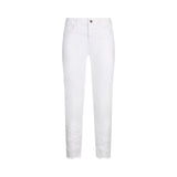 Pantaloni donna skinny con ricamo sangallo