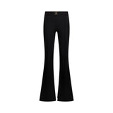 Pantaloni donna flare con cintura