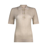 Polo donna in maglia